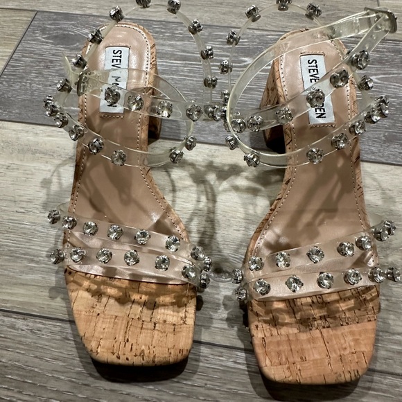 Steve Madden clear sandals NWOT - Picture 7 of 9